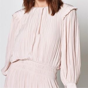 Joie - Blush Pleated Maxi Dress